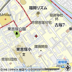 パークコート吉塚周辺の地図