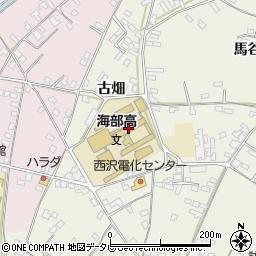 徳島県立海部高等学校周辺の地図