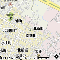 大分県中津市214周辺の地図