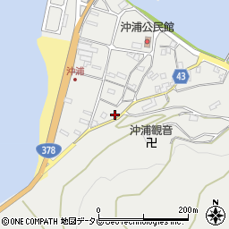 愛媛県大洲市長浜町沖浦2058周辺の地図