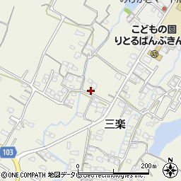 福岡県豊前市三楽84周辺の地図