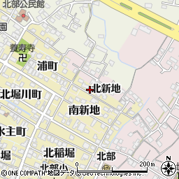 大分県中津市北新地189周辺の地図