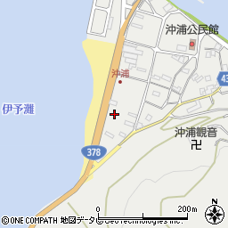 愛媛県大洲市長浜町沖浦2296周辺の地図