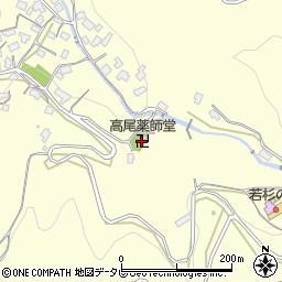 高尾薬師堂周辺の地図
