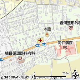 ダイソー土佐山田店周辺の地図