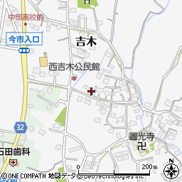 福岡県豊前市吉木638周辺の地図