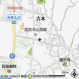 福岡県豊前市吉木637周辺の地図