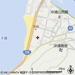 愛媛県大洲市長浜町沖浦2291-4周辺の地図