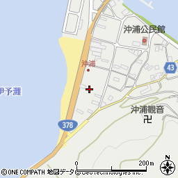 愛媛県大洲市長浜町沖浦2291周辺の地図