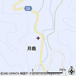 和歌山県東牟婁郡那智勝浦町井鹿257周辺の地図