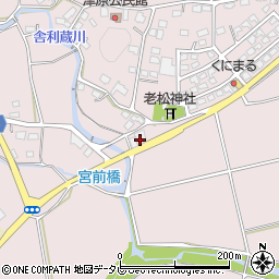 福岡県飯塚市津原179周辺の地図