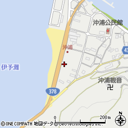 愛媛県大洲市長浜町沖浦2291-1周辺の地図