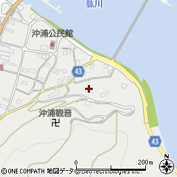 愛媛県大洲市長浜町沖浦2035周辺の地図