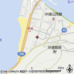 愛媛県大洲市長浜町沖浦2287-4周辺の地図