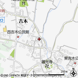 福岡県豊前市吉木周辺の地図