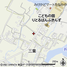 福岡県豊前市三楽166周辺の地図