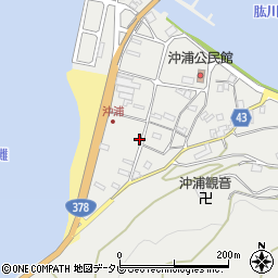 愛媛県大洲市長浜町沖浦2285-1周辺の地図