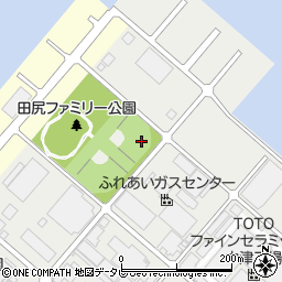 大分県中津市田尻崎周辺の地図