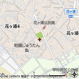 花ヶ浦公園トイレ周辺の地図