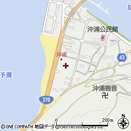 愛媛県大洲市長浜町沖浦2286-3周辺の地図