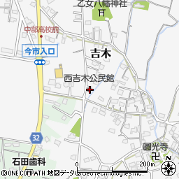 福岡県豊前市吉木924周辺の地図