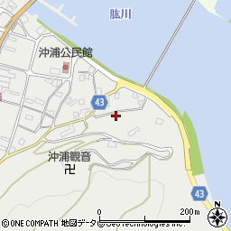 愛媛県大洲市長浜町沖浦2037周辺の地図