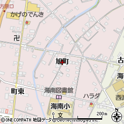 徳島県海陽町（海部郡）四方原（旭町）周辺の地図
