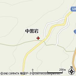 愛媛県上浮穴郡久万高原町中黒岩1690周辺の地図