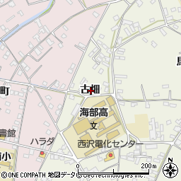 徳島県海部郡海陽町大里古畑周辺の地図