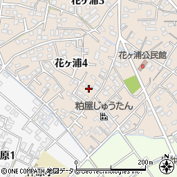 福岡県糟屋郡粕屋町花ヶ浦4丁目10周辺の地図