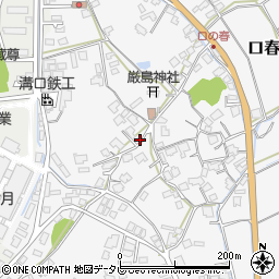 福岡県嘉麻市口春周辺の地図