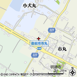 福岡県豊前市市丸374周辺の地図