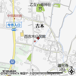 福岡県豊前市吉木925-1周辺の地図
