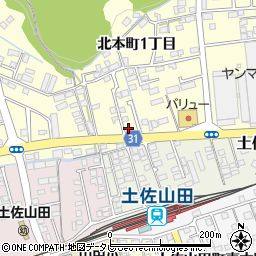 第一電器チェーン　香長店周辺の地図