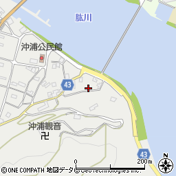 愛媛県大洲市長浜町沖浦2016周辺の地図
