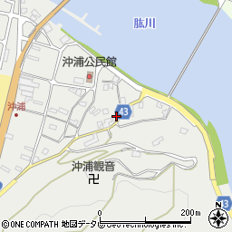 愛媛県大洲市長浜町沖浦2145周辺の地図