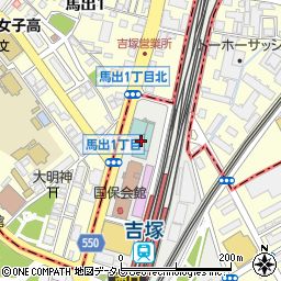 博多サンヒルズホテル周辺の地図