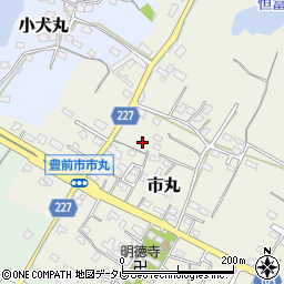 福岡県豊前市市丸290周辺の地図
