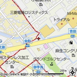 遠賀信用金庫空港東支店周辺の地図