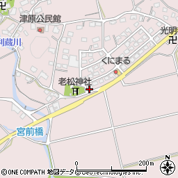 福岡県飯塚市津原658-21周辺の地図