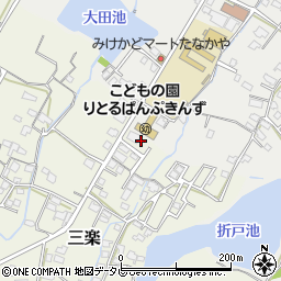 福岡県豊前市三楽156-5周辺の地図