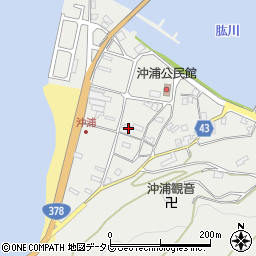 愛媛県大洲市長浜町沖浦2233-3周辺の地図