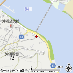 愛媛県大洲市長浜町沖浦2183-1周辺の地図