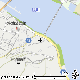 愛媛県大洲市長浜町沖浦2167-1周辺の地図