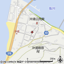 愛媛県大洲市長浜町沖浦丙周辺の地図
