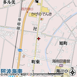 徳島県海部郡海陽町四方原町東3-5周辺の地図