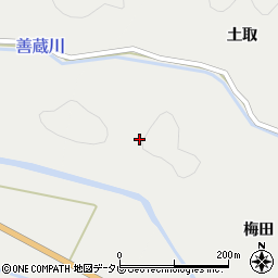 徳島県海部郡海陽町多良三反田周辺の地図