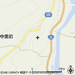 愛媛県上浮穴郡久万高原町中黒岩1787周辺の地図