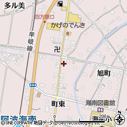 徳島県海部郡海陽町四方原町東3周辺の地図
