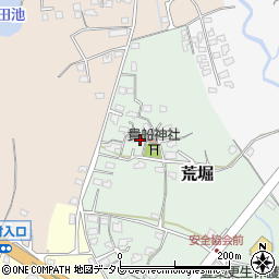 福岡県豊前市荒堀周辺の地図